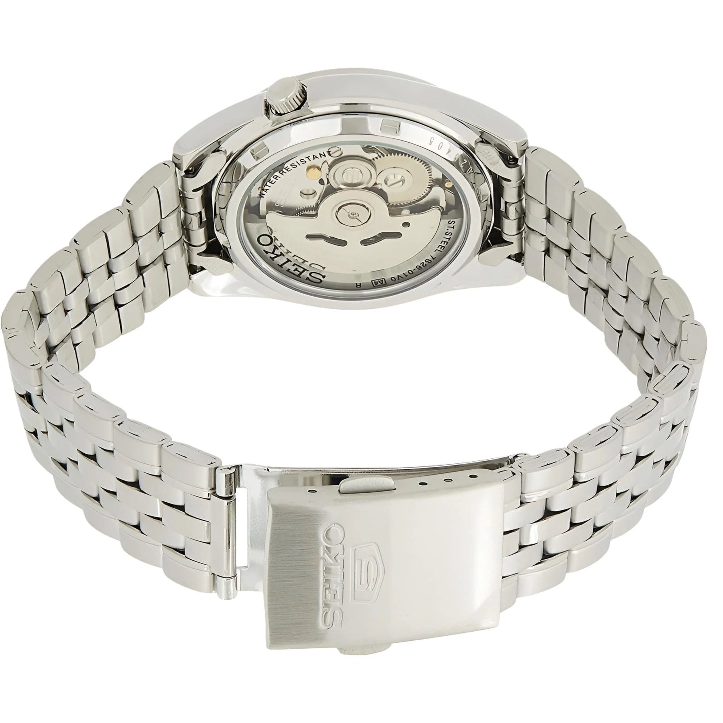 Seiko 5 Automatic White Dial Men's Watch Item No. SNK369