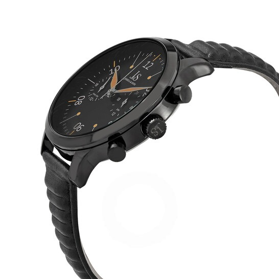 Joshua And Sons Quartz Black Dial Men's JX146BK