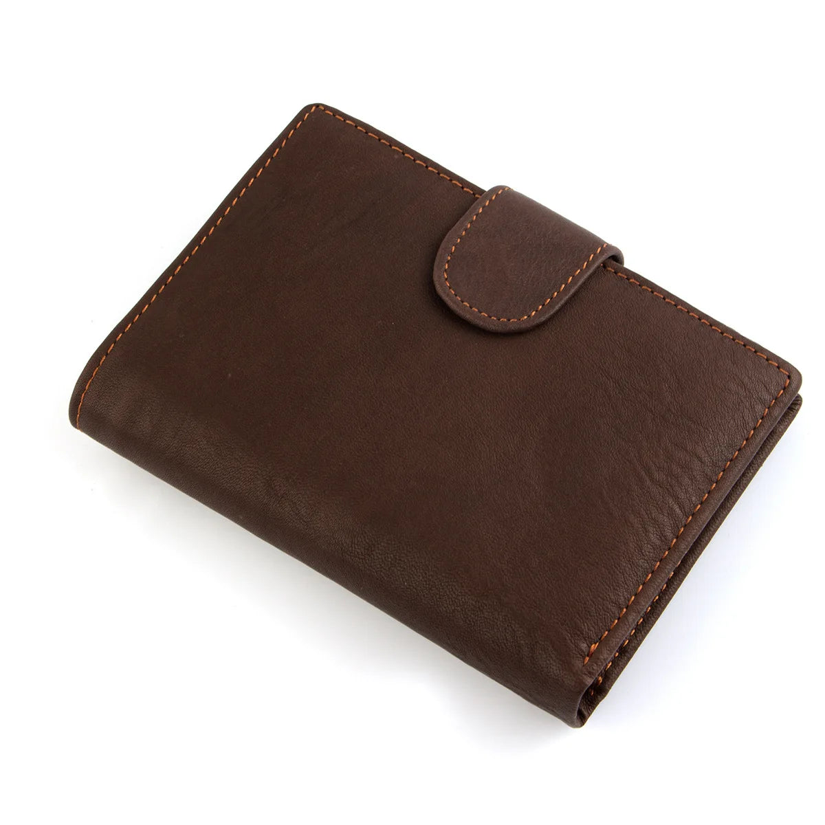 FoxDrop™ 2022 - Carteras de cuero para hombre, de piel de vaca auténtica, con 14 tarjeteros, monedero corto de alta calidad, reutilizables.