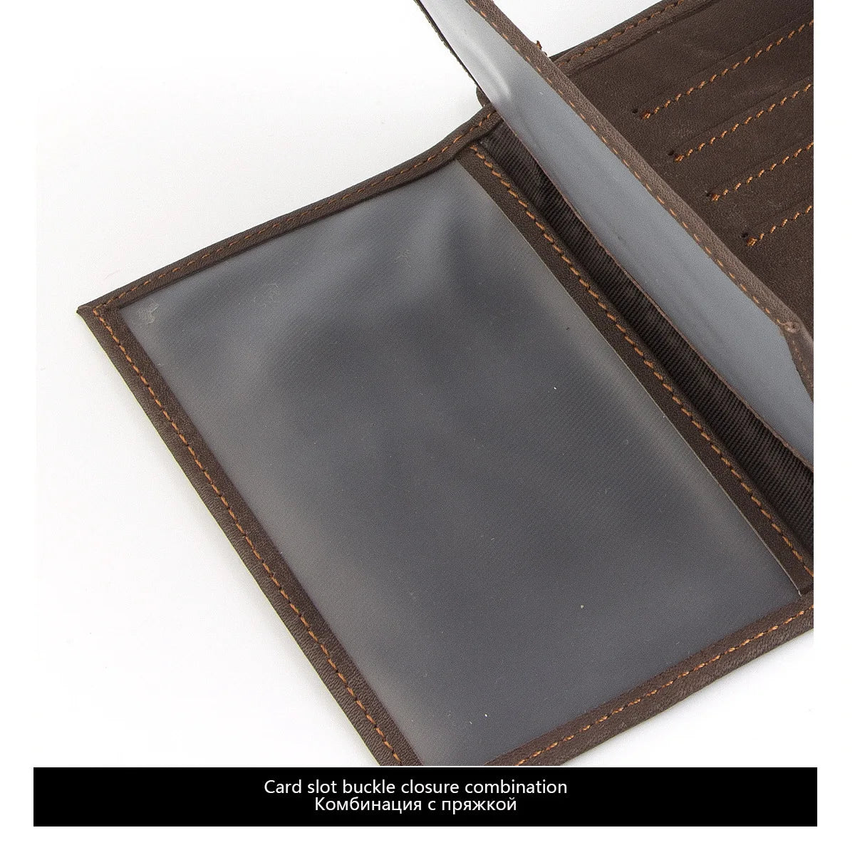 FoxDrop™ 2022 - Carteras de cuero para hombre, de piel de vaca auténtica, con 14 tarjeteros, monedero corto de alta calidad, reutilizables.