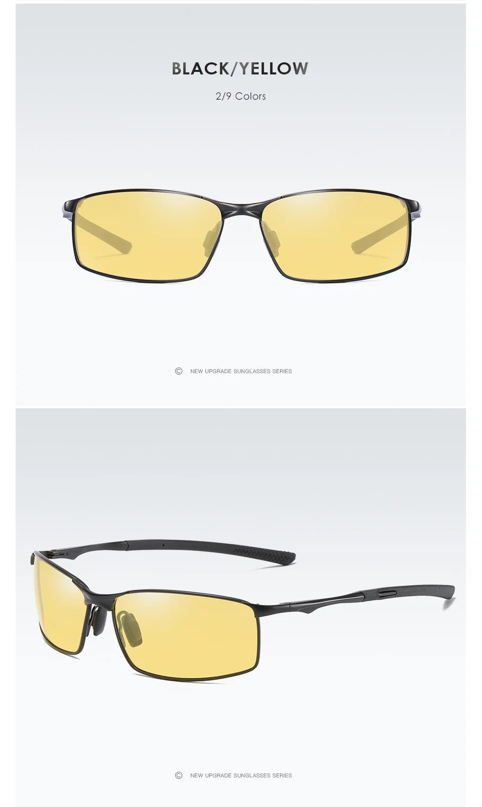 FoxDrop™ Sunglass Polarized Driving Glasses Color Night-vision Goggles Cycling Road Kask Bicchieri Men Shades Cascos Pesca