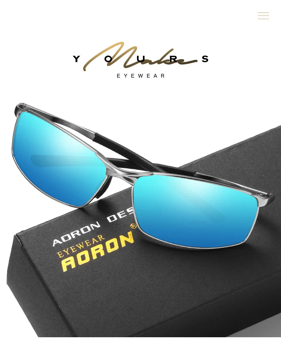 FoxDrop™ Sunglass Polarized Driving Glasses Color Night-vision Goggles Cycling Road Kask Bicchieri Men Shades Cascos Pesca