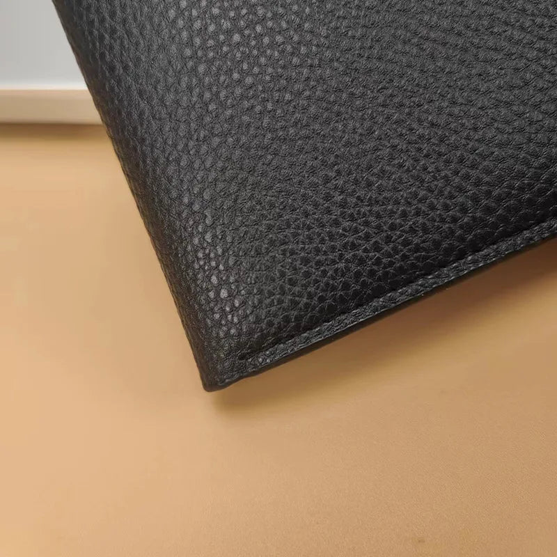 Portefeuille FoxDrop™ pour homme, nouvelle marque, court, à carreaux, horizontal, en cuir souple, grande capacité, multi-cartes