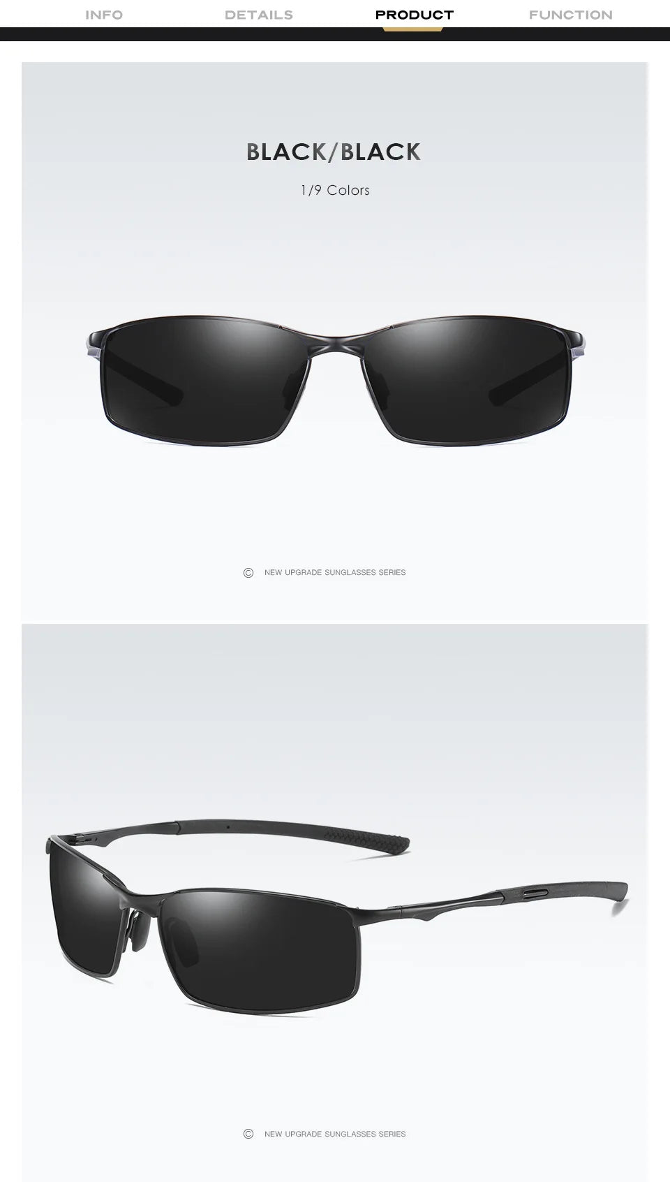 FoxDrop™ Sunglass Polarized Driving Glasses Color Night-vision Goggles Cycling Road Kask Bicchieri Men Shades Cascos Pesca