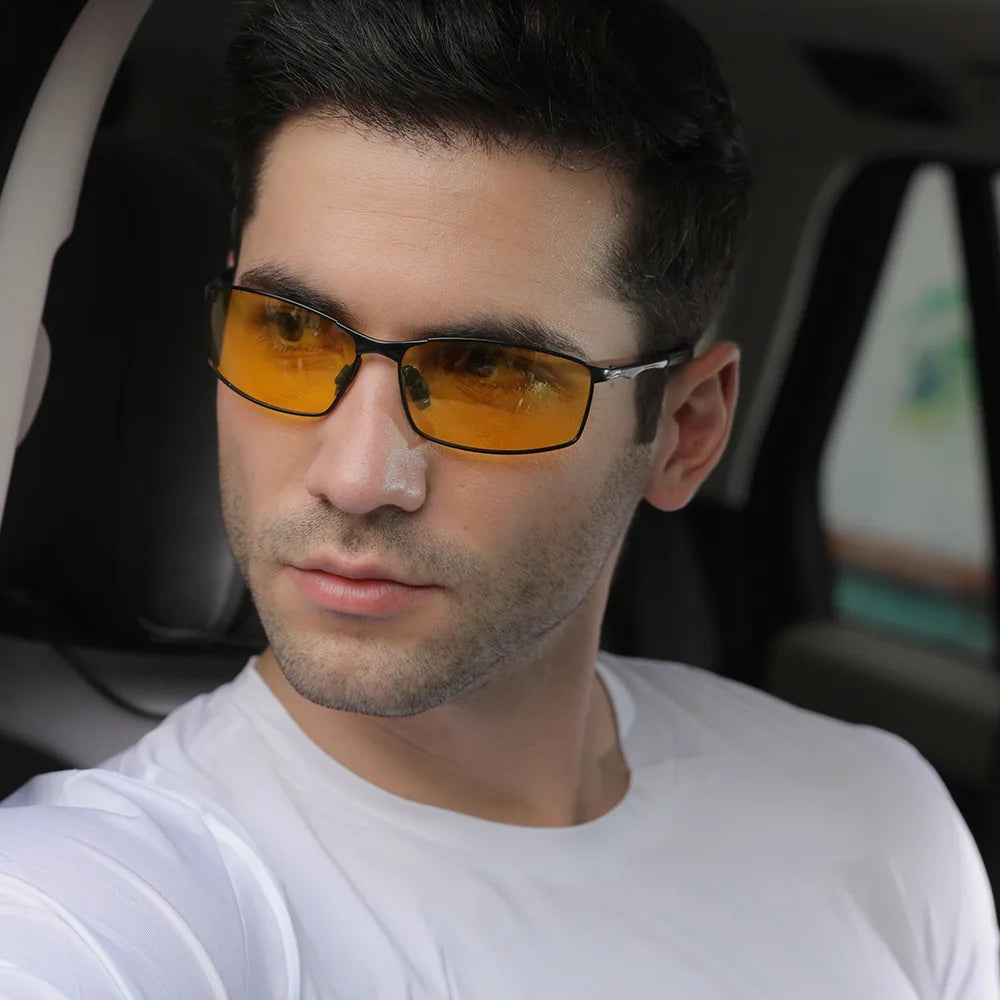 FoxDrop™ Sunglass Polarized Driving Glasses Color Night-vision Goggles Cycling Road Kask Bicchieri Men Shades Cascos Pesca