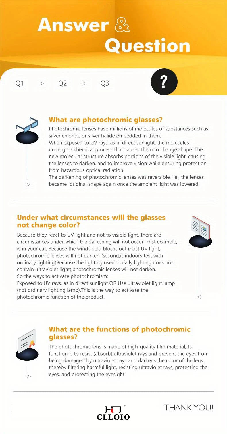 FoxDrop™ CLLOIO Nouvelles lunettes de soleil photochromiques polarisées en aluminium pour hommes Lunettes de conduite polarisées de jour et de nuit Anti-éblouissement Caméléon Oculos de sol