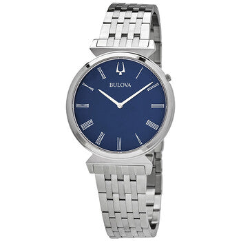 Bulova Regatta Quartz Blue Dial Stainless Steel Men's Watch Item No. 96A233