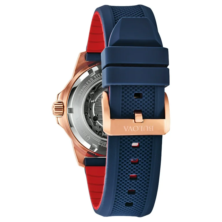 Bulova Marine Star Automatic Blue Dial Men's Watch Item No. 98A227