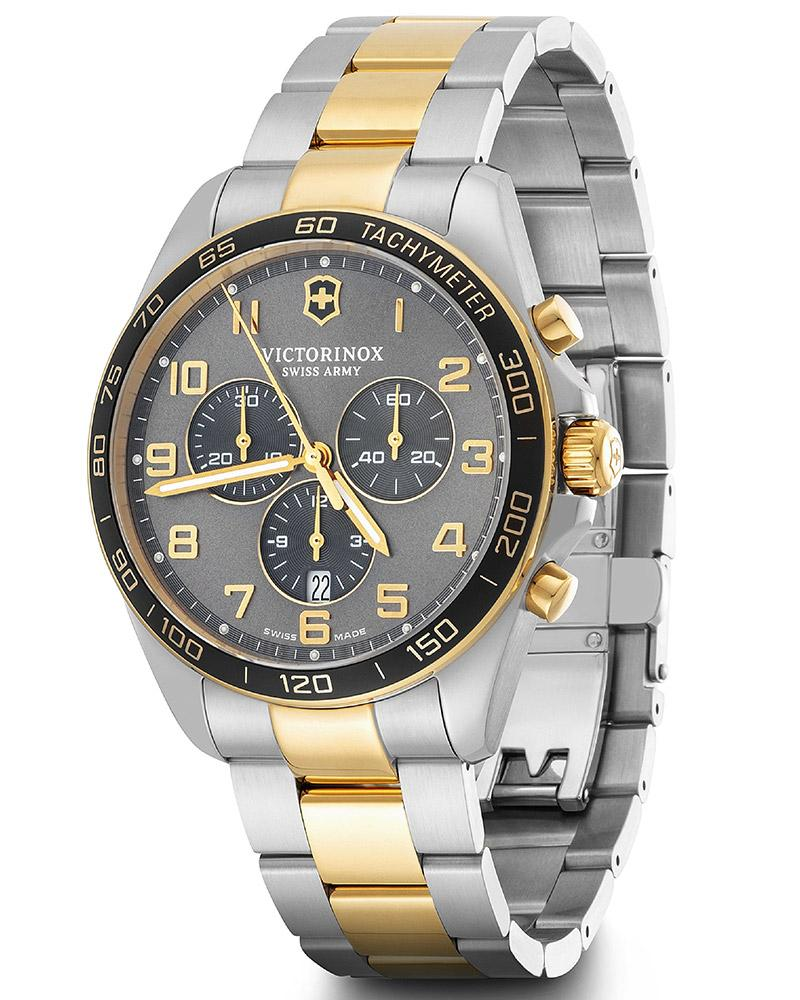Victorinox FieldForce Classic Chronograph Quartz Grey Dial Men's Watch Item No. 241902