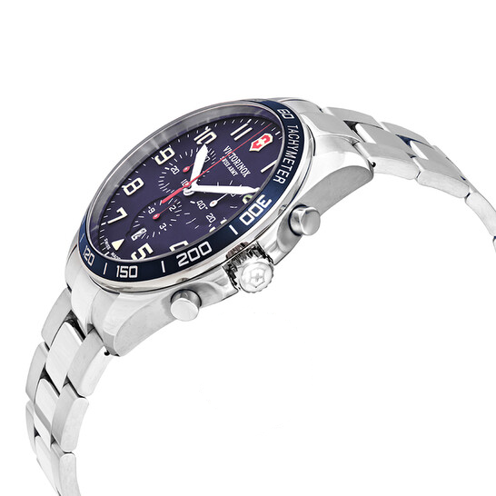 Victorinox Fieldforce Chronograph Quartz Blue Dial Men's Watch Item No. 241857