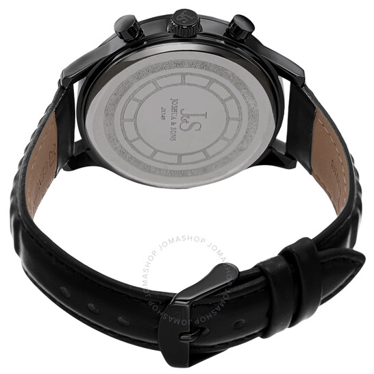 Joshua And Sons Quartz Black Dial Men's JX146BK