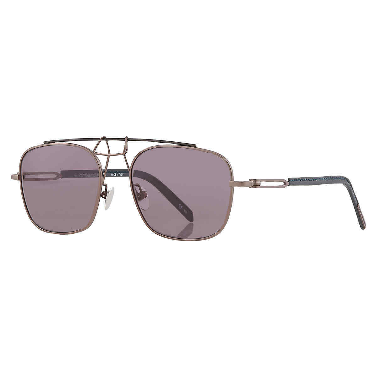 Calvin Klein Titanium Grey Pilot Men's Sunglasses CKNYC1811S 008 54
