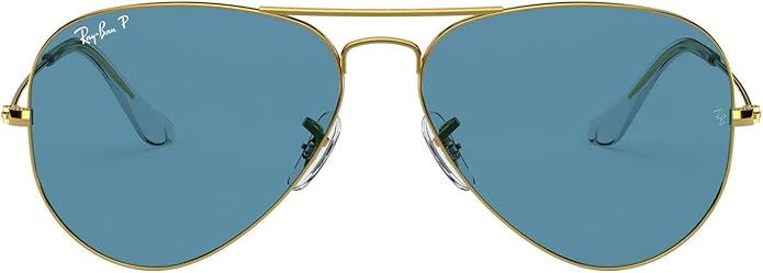 Ray-Ban Aviator Classic Polarized Blue Unisex Sunglasses