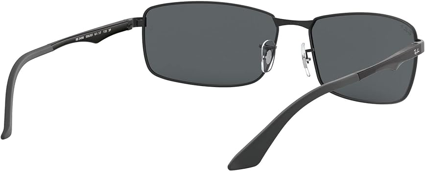Ray-Ban Polarized Grey Gradient Rectangular Men's Sunglasses Item No. RB3498 006/81 61