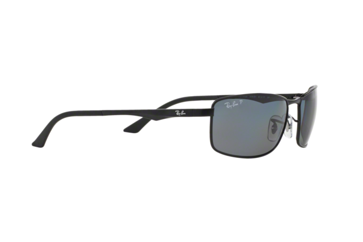Ray-Ban Polarized Grey Gradient Rectangular Men's Sunglasses Item No. RB3498 006/81 61