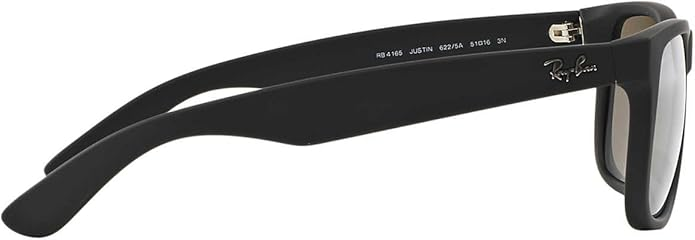 Ray-Ban Open Box - Ray Ban Justin Color Mix Gold Mirror Square Unisex Sunglasses Item No. RB4165 622/5A 54