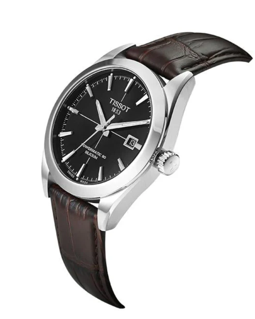 Tissot Gentleman Automatic Black Dial Watch Item No. T127.407.16.051.01