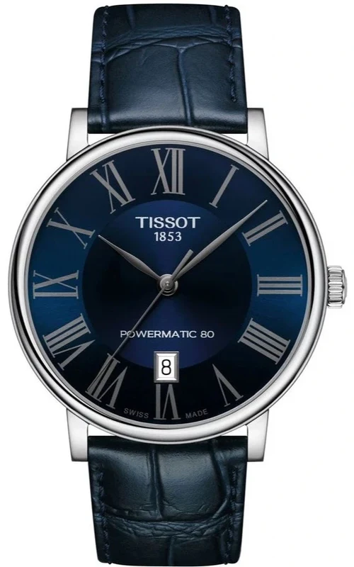 Carson Automatic Blue Dial Men's Watch Item No. T122.407.16.043.00