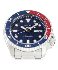 Seiko 5 Sports Automatic Blue Dial Pepsi Bezel Men's Watch Item No. SRPD53K1