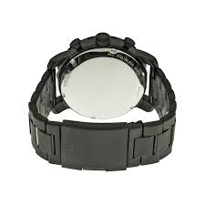 Fossil Nate Chronograph Black Dial Black Ion-plated Men's Watch Item No. JR1401