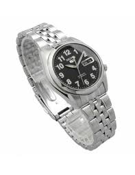 Seiko Series 5 Automatic Black Dial Men's Watch Item No. SNK381