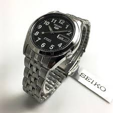Seiko Series 5 Automatic Black Dial Men's Watch Item No. SNK381