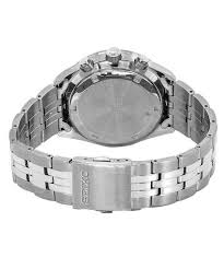Seiko Chronograph Quartz Black Dial Men's Watch Item No. SSB429P1