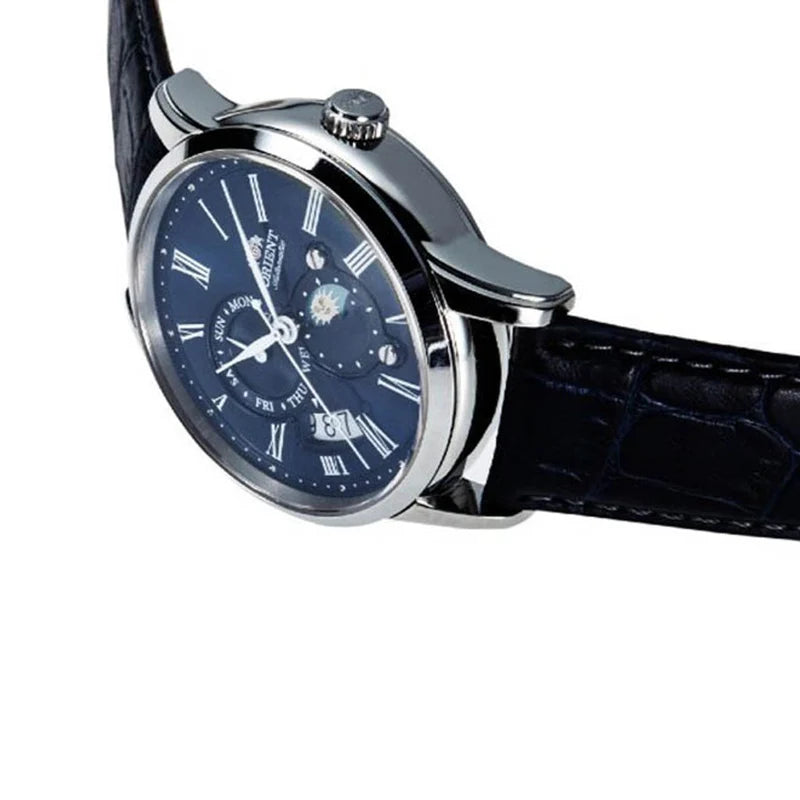 Orient Sun and Moon Automatic Blue Dial Men's Watch Item No. RA-AK0011D10B