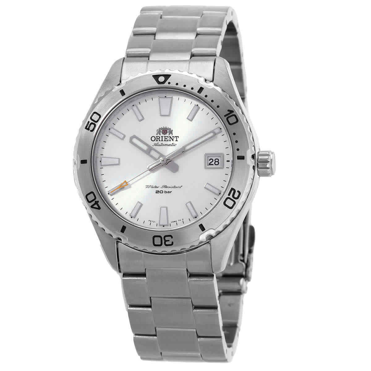 Orient Sports Automatic White Dial Men's Watch Item No. RA-AC0Q03S10B