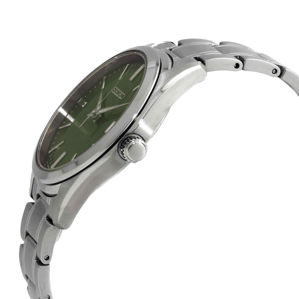Seiko Essentials Quartz Green Dial Men's Watch