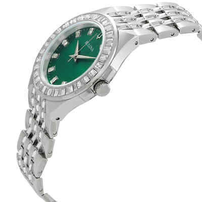 Bulova Crystal Quartz Green Dial Men's Watch Item No. 96A253