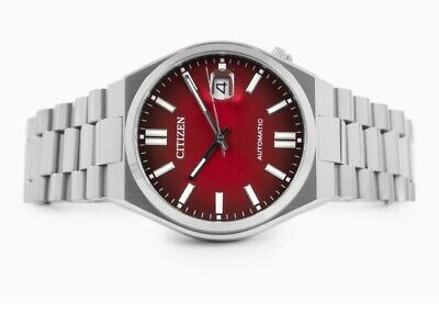 Montre Citizen Tsuyosa automatique pour homme, cadran bordeaux, article n° NJ0150-56W