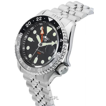 Seiko  5 Sports Automatic Black Dial Men's Watch Item No. SSK001K1