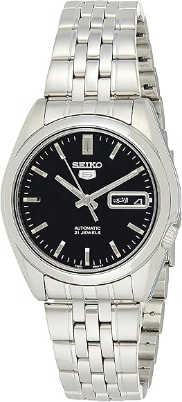 Seiko  Series 5 Automatic Black Dial Men's Watch Model No. SNK361
