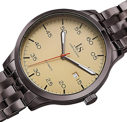 Joshua And Sons  Quartz Beige Dial Men's Watch Item No. JX149GN