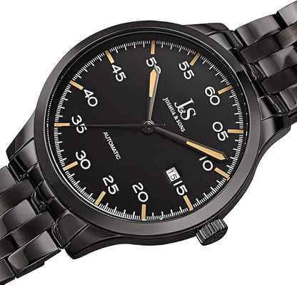 Joshua And Sons Quartz Black Dial Men's Watch JX149BK