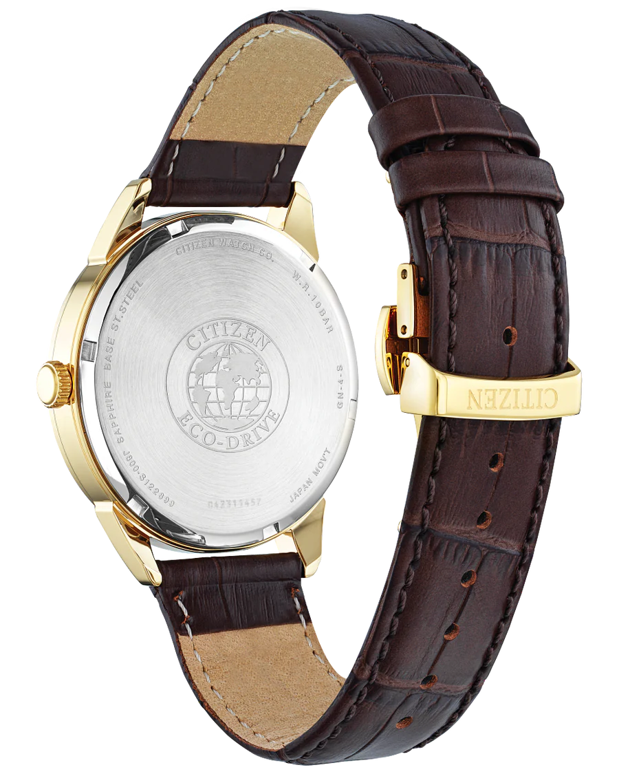 Citizen  Eco-Drive Champagne Dial Men's Watch Item No. AW0092-07Q