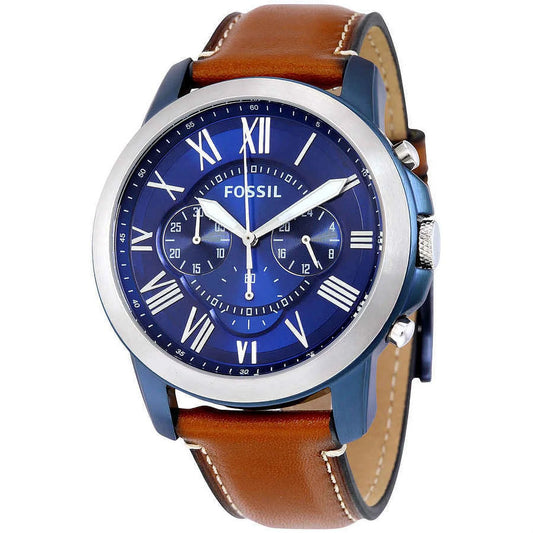 Fossil  Grant Chronograph Blue Dial Men's Watch Item No. FS5151