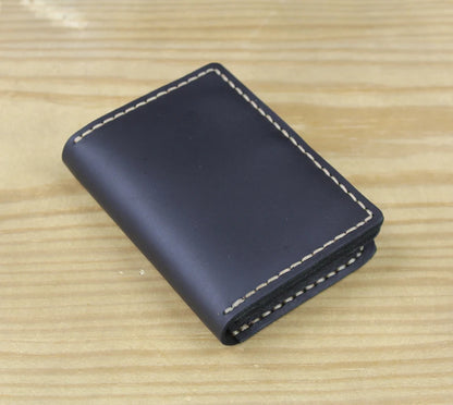 FoxDrop™ Portefeuilles de cartes en cuir véritable de luxe pour hommes, porte-cartes de crédit pour femmes, porte-cartes et pièces d'identité, organisateur pour hommes, porte-cartes de visite