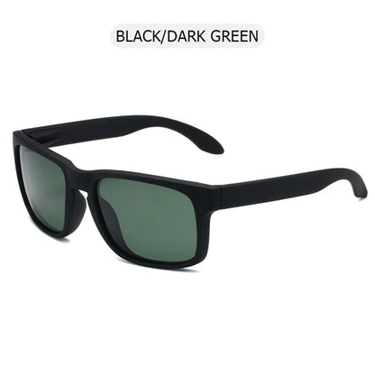 FoxDrop™ Classic Fashion Square Polarized Sunglasses Men Vintage Plastic Male Sun Glasses Women Stylish Black Outdoor Sports Shades UV400