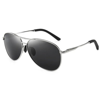 FoxDrop™ Aviation Metail Frame Polarized Sunglasses Men Color Changing Sun Glasses  Pilot Male Day Night Vision Driving