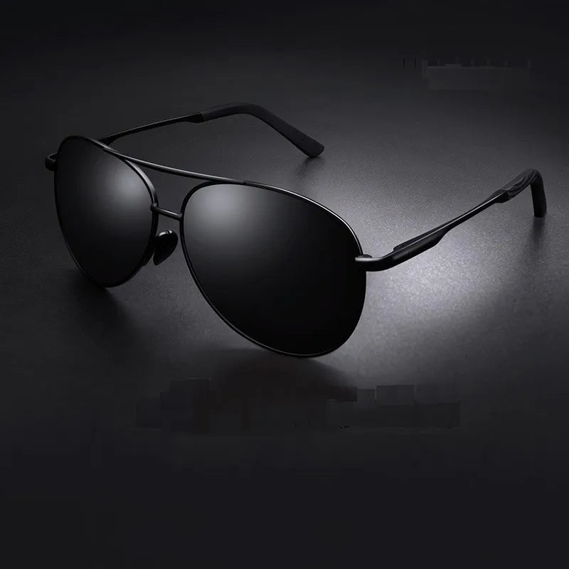 FoxDrop™ Aviation Metail Frame Polarized Sunglasses Men Color Changing Sun Glasses  Pilot Male Day Night Vision Driving