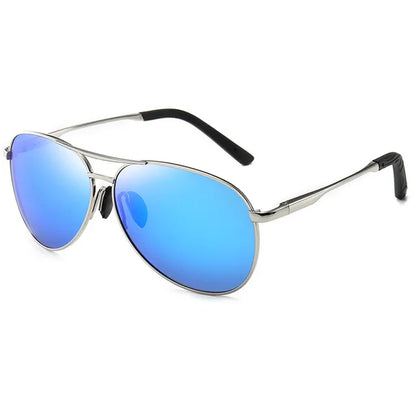 FoxDrop™ Aviation Metail Frame Polarized Sunglasses Men Color Changing Sun Glasses  Pilot Male Day Night Vision Driving