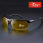 FoxDrop™ Cook Shark's new aluminum magnesium sunglasses men's sunglasses HD polarized driving drivers color glasses tide