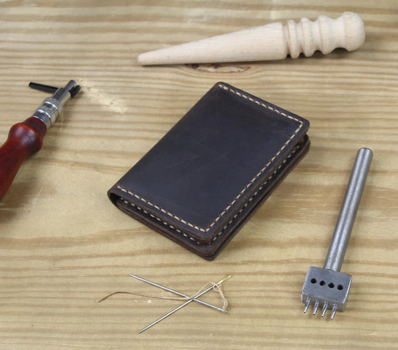 FoxDrop™ Portefeuilles de cartes en cuir véritable de luxe pour hommes, porte-cartes de crédit pour femmes, porte-cartes et pièces d'identité, organisateur pour hommes, porte-cartes de visite
