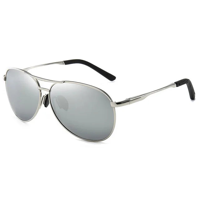 FoxDrop™ Aviation Metail Frame Polarized Sunglasses Men Color Changing Sun Glasses  Pilot Male Day Night Vision Driving
