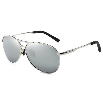 FoxDrop™ Aviation Metail Frame Polarized Sunglasses Men Color Changing Sun Glasses  Pilot Male Day Night Vision Driving