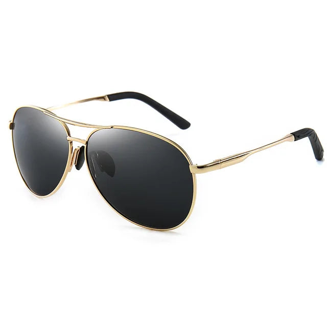 FoxDrop™ Aviation Metail Frame Polarized Sunglasses Men Color Changing Sun Glasses  Pilot Male Day Night Vision Driving