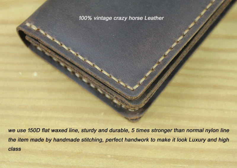 FoxDrop™ Portefeuilles de cartes en cuir véritable de luxe pour hommes, porte-cartes de crédit pour femmes, porte-cartes et pièces d'identité, organisateur pour hommes, porte-cartes de visite