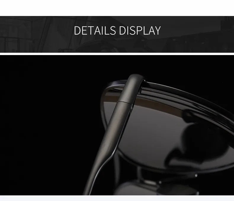 FoxDrop™ Aviation Metail Frame Polarized Sunglasses Men Color Changing Sun Glasses  Pilot Male Day Night Vision Driving